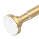 Varão de cortina de chuveiro AIZESI Gold ajustável de 107-188 cm em aço inoxidável