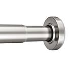 Varão de cortina de chuveiro Amazer Bath Spring Tension Nickel 80-118 cm