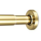 Varão de cortina de chuveiro AmazerBath Spring Tension 80-190 cm dourado