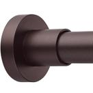 Varão de cortina de chuveiro BRIOFOX ajustável 45-127 cm em aço inoxidável