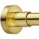 Varão de cortina de chuveiro BRIOFOX ajustável 45-127 cm em ouro escovado