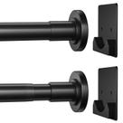Varão de cortina de chuveiro CorkLatta Matte Black Stainless Steel