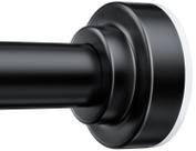 Varão de cortina de chuveiro TEECK 81-173 cm ajustável preto