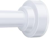 Varão de cortina de chuveiro TEECK ajustável 81-173 cm branco