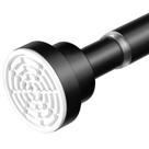 Varão de cortina de tensão AIZESI Black Spring 70-130cm em aço inoxidável