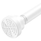 Varão de cortina de tensão AIZESI White 75-160cm em aço inoxidável