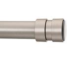 Varão de cortina de tensão BRIOFOX ajustável 81 a 157 cm prateado