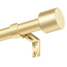 Varão de cortina Hradecti Gold 1" de diâmetro 76-228 cm Janelas 76-213 cm Varão de cortina Hradecti Gold 1" de diâmetro 76-228 cm Janelas 76-213 cm