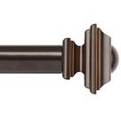 Varão de cortina KAMANINA Bronze 180 a 360 cm para serviços pesados 2,5 cm