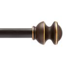 Varão de cortina Kenney Kendall Knob Window 76-218 cm Bronze Varão de cortina Kenney Kendall Knob Window 76-218 cm Bronze