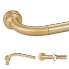 Varão de cortina Lwiiom Warm Gold Disc 70-120 cm com acabamentos em alumínio