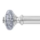 Varão de cortina OLV Silver Crystal 86-213 cm Vintage Farmhouse