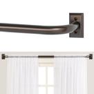 Varão de cortina TANGWIN Bronze Wrap Around 120-230 cm Blackout