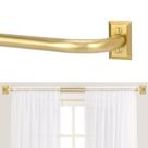 Varão de cortina TANGWIN Gold Wrap Around 160-300 cm Blackout