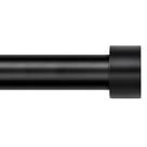 Varão de cortina Zeerobee 32-48 cm de comprimento ajustável preto