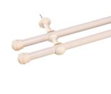 Varão Duplo para Cortina de 3 Metros Espessura 19mm - Ouro Velho Varão Duplo para Cortina de 3 Metros Espessura 19mm - Ouro Velho