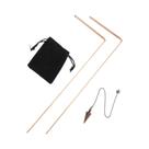 Varas De Radiestesia Portáteis De Cobre 99,9% (2 Peças) - Kit De Pêndulo Destacável Para Divinação