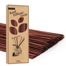 Varas difusoras de junco VFULIE 100 unidades de madeira de vime natural de 25 cm