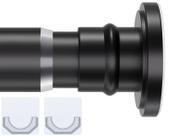 Vareta de cortina de chuveiro XIQIYY Small Tension 45-80cm preta