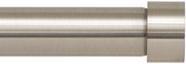 Vareta de cortina de janela lateral Ivilon End Cap Design 2,54 cm de níquel escovado