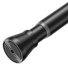 Vareta de cortina de tensão AIZESI para Windows de 114 a 196cm preta