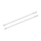 Vareta de cortina de tensão Kimwason 70-120 cm branca ajustável, 2 unidades Vareta de cortina de tensão Kimwason 70-120 cm branca ajustável, 2 unidades