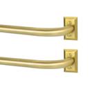Vareta de cortina TANGWIN Gold Wrap Around, pacote com 2 unidades, 120-230 cm Blackout