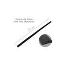 Vareta fibra sens feltro preta 25cm