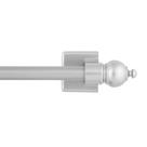Vareta magnética pequena ajustável Kenney Satin Silver 41-71 cm