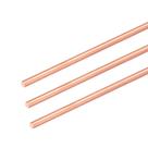 Vareta redonda de cobre PATIKIL 99,99% cobre puro 1,7 mm de diâmetro 32 cm L