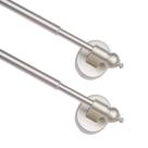 Varetas de cortina magnéticas BOOM JOG para portas de metal de 40-70 cm de níquel