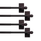 Varetas de cortina magnéticas H.VERSAILTEX para portas de metal 9-16 polegadas 4PK Varetas de cortina magnéticas H.VERSAILTEX para portas de metal 9-16 polegadas 4PK