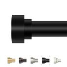 Varetas de cortina, oi! Dear Black 168 a 305 cm (5,5-10 pés) ajustável