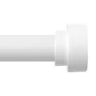 Varetas de cortina, oi! Dear White 182-366 cm ajustável para serviços pesados