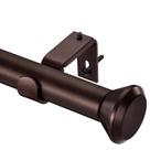 Varetas de cortina SIMEWIN Heavy Duty Bronze 180-360 cm com acabamento em diamante