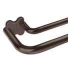 Varetas de cortina USFOOK Bronze Double 122 a 213 cm Room Darkening