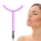 Varinha de eletrodo Elitzia ETHB01 Tubo de vidro roxo em forma de Y