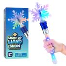 Varinha de floco de neve de Natal IPIDIPI TOYS Spinning Light Up