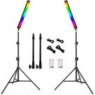 Varinha LED de vídeo RGB QEUOOIY 2500-9500K com suporte