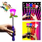 Varinha Mágica LED Flor Roxo Brilhante Pisca P/ Festa De Crianças casamentos aniversários OK016FLRX