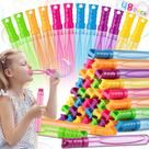 Varinhas de Bolha BAYSING Pacote com 48 Unidades em Cores Neon Grandes