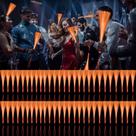 Varinhas de iluminação LED YOFOBU Orange Glow Fiber Optic, pacote com 90