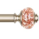 Varões de cortina USFOOK, emenda telescópica, ouro rosa, 80-210 cm