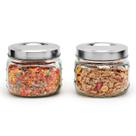 Vasilha de armazenamento de alimentos Mason Craft & More, pacote com 2 unidades de vidro