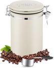Vasilha de café de aço inoxidável hermética 1.8L bege Vasilha de café de aço inoxidável hermética 1.8L bege