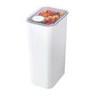 Vasilha de cozinha de plástico reciclado iDesign XL 6.34L com tampa