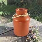 Vasinho modelo Latao Gr de Ceramica Decorativo cor Ferrugem
