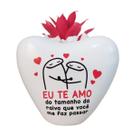 Vasinho Pequeno de Ceramica Flork coração Frase A