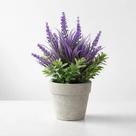 Vasinho Planta Artificial Lavanda Flor Arranjo Decorativo Vasinho Planta Artificial Lavanda Flor Arranjo Decorativo