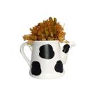 Vasinnho Vaso Bule com mancha de Ceramica Decoração